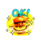 ハンバーガーだよ（個別スタンプ：6）