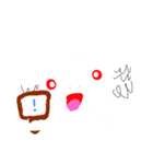 ちょっと抜けてるうちのウーパーさん♪（個別スタンプ：8）