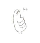 頭でっかちくん 韓国語（個別スタンプ：24）