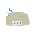 コミック風ショートカットの女の子（個別スタンプ：4）