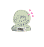 コミック風ショートカットの女の子（個別スタンプ：10）