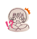 コミック風ショートカットの女の子（個別スタンプ：12）