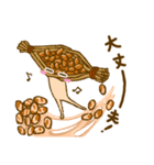 ネバる納豆くん（個別スタンプ：4）