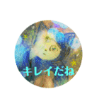 ハチワレ猫のかぶきちゃん（個別スタンプ：18）