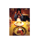 食べ物とあの日のバヴみき（個別スタンプ：2）