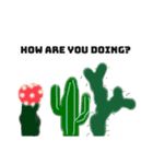 サボテン/cactus      多肉植物/Succulents（個別スタンプ：2）