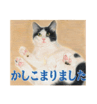 猫々敬語（個別スタンプ：15）