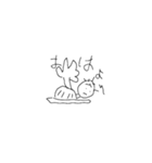 ジワる下手な絵（個別スタンプ：3）
