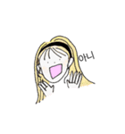 韓国の女の子 한국말.ver（個別スタンプ：9）