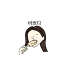 韓国の女の子 한국말.ver（個別スタンプ：10）