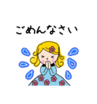 キラキラ女子の丁寧言葉(jw的)（個別スタンプ：35）