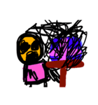 園児の絵 ホラー有（個別スタンプ：5）
