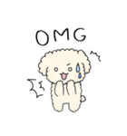 poodle☆プードル(cream/クリーム)（個別スタンプ：2）