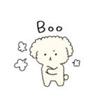 poodle☆プードル(cream/クリーム)（個別スタンプ：3）