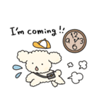 poodle☆プードル(cream/クリーム)（個別スタンプ：6）