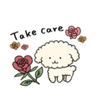 poodle☆プードル(cream/クリーム)（個別スタンプ：15）