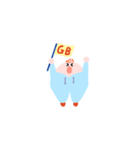 パーカー丸（個別スタンプ：37）
