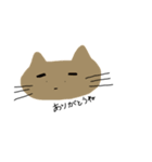 まゆげねこの日常だっ（個別スタンプ：1）