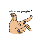 隠れた生物たち（個別スタンプ：6）