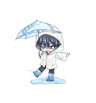 星の子かいじゅう 蒼星ティノすたんぷ☆夏（個別スタンプ：4）