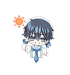 星の子かいじゅう 蒼星ティノすたんぷ☆夏（個別スタンプ：8）