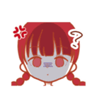 みつあみの女の子。（個別スタンプ：31）