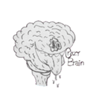 Crazy Brain（イカれた脳みそ）（個別スタンプ：1）