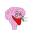 Crazy Brain（イカれた脳みそ）（個別スタンプ：2）