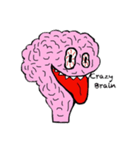 Crazy Brain（イカれた脳みそ）（個別スタンプ：3）