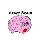 Crazy Brain（イカれた脳みそ）（個別スタンプ：18）