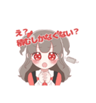 赤色さん推しのオタクちゃん（個別スタンプ：13）