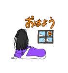 あだ名が『おばけ』な女の子（個別スタンプ：3）