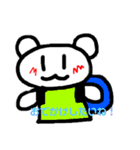 くまちゃんの日々スタンプ（個別スタンプ：3）