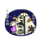 俳句先生のスタンプ 夏（個別スタンプ：4）
