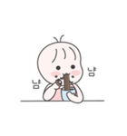 ピンクスーツのベビー TongTong（個別スタンプ：5）
