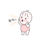 ピンクスーツのベビー TongTong（個別スタンプ：6）