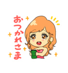 セクシーでキュートな女の子のスタンプ（個別スタンプ：2）