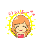 セクシーでキュートな女の子のスタンプ（個別スタンプ：4）