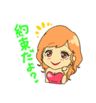 セクシーでキュートな女の子のスタンプ（個別スタンプ：10）