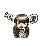 スーツさんたち。（個別スタンプ：19）