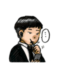 スーツさんたち。（個別スタンプ：20）