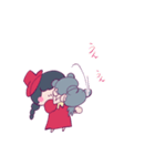ゆるふあの しえと高林だよ(・ω・)ʕ•ᴥ•ʔ（個別スタンプ：4）