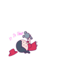 ゆるふあの しえと高林だよ(・ω・)ʕ•ᴥ•ʔ（個別スタンプ：5）