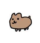 かわいい犬のつもり（個別スタンプ：1）