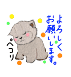 【ウルトラ多用途スタンプ】犬猫ハムちゃん（個別スタンプ：17）