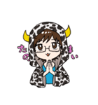 うしのこちゃんねるLINEスタンプ（個別スタンプ：10）