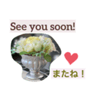 英語と日本語と薔薇と緑と（個別スタンプ：15）