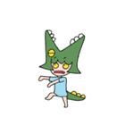 ワニワニかな（個別スタンプ：4）