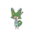 ワニワニかな（個別スタンプ：9）