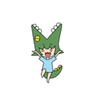 ワニワニかな（個別スタンプ：10）